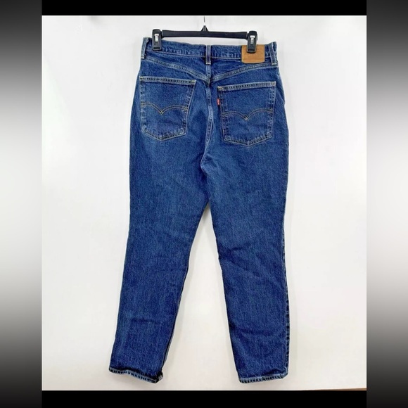 Levi's Womens 70s High Rise Slim Straight Denim Jeans Medium Wash 31 x 29 - Picture 8 of 10